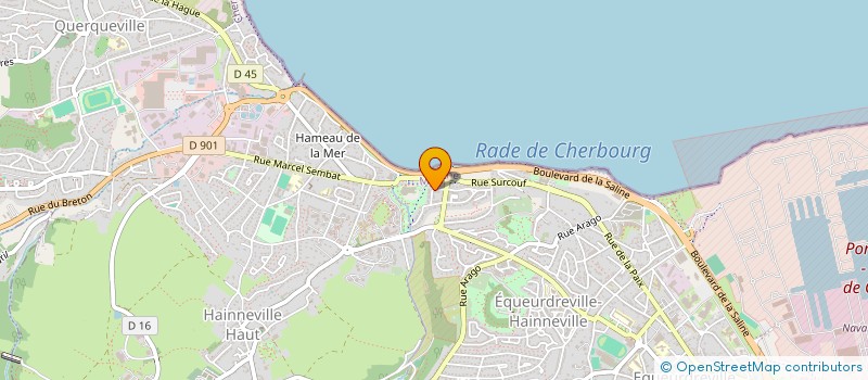 localisation de l'entreprise MONSIEUR CHRISTOPHE TOUZET  CHERBOURG-EN-COTENTIN