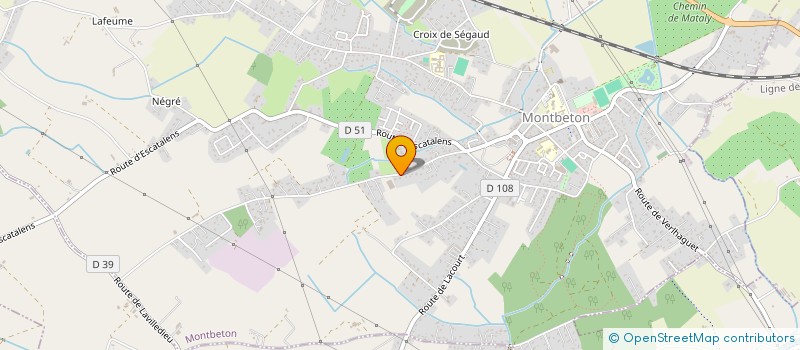 localisation de l'entreprise MONSIEUR CHRISTOPHE TRACOULAT  MONTBETON