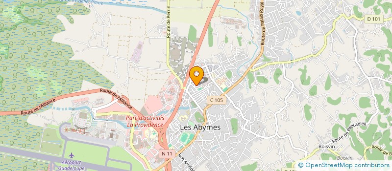 localisation de l'entreprise MONSIEUR CHRISTOPHE TRANCHOT  LES ABYMES