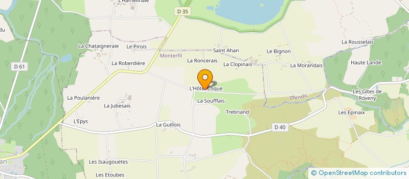 localisation de l'entreprise MONSIEUR CHRISTOPHE TRANVAUX  MONTERFIL