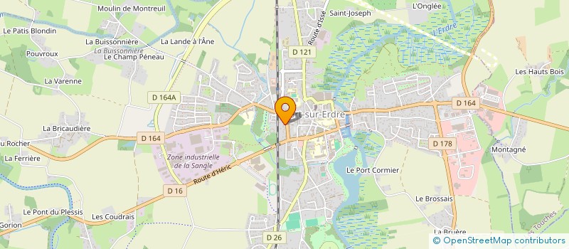 localisation de l'entreprise MONSIEUR CHRISTOPHE TREMEDEC  NORT-SUR-ERDRE