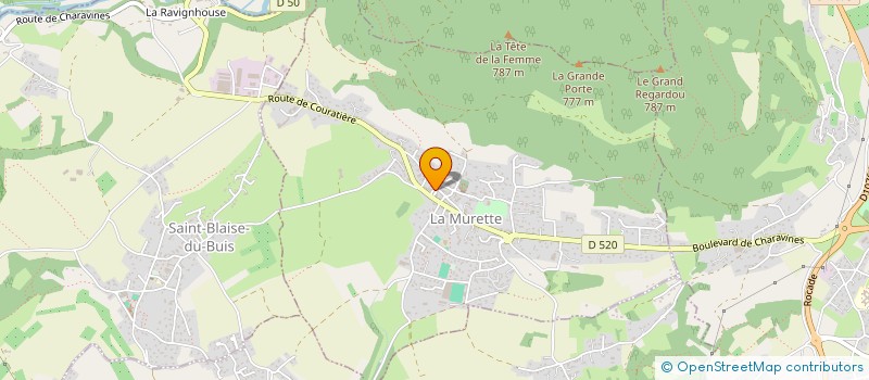 localisation de l'entreprise MONSIEUR CHRISTOPHE TRESCA à LA MURETTE