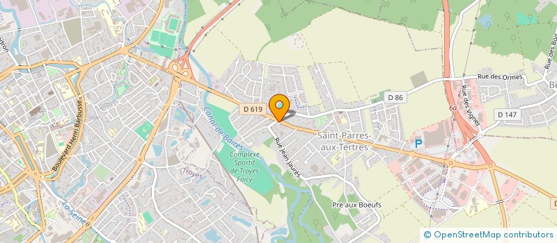 localisation de l'entreprise MONSIEUR CHRISTOPHE TRESNARD  SAINT-PARRES-AUX-TERTRES