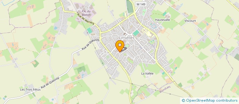 localisation de l'entreprise MONSIEUR CHRISTOPHE TRIFFAULT à LINSELLES