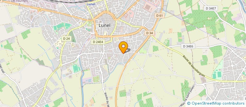 localisation de l'entreprise MONSIEUR CHRISTOPHE TRIOL à LUNEL
