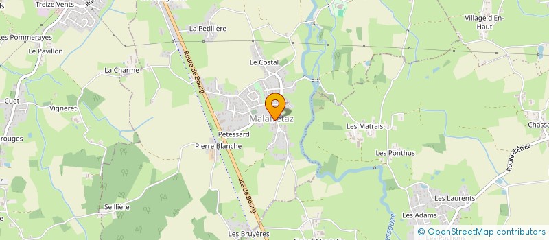 localisation de l'entreprise MONSIEUR CHRISTOPHE TRIPOZ à MALAFRETAZ