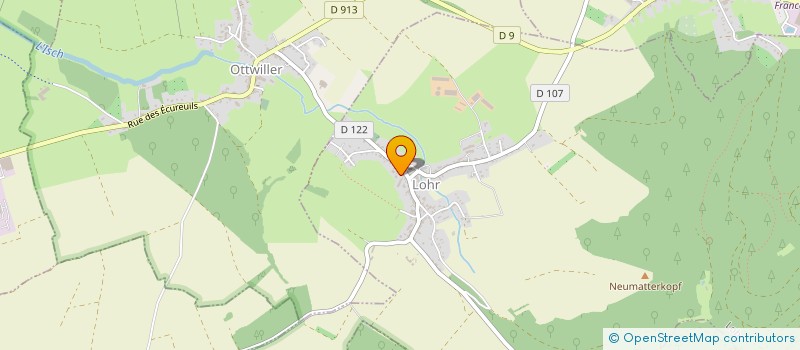 localisation de l'entreprise MONSIEUR CHRISTOPHE TROTIN  LOHR