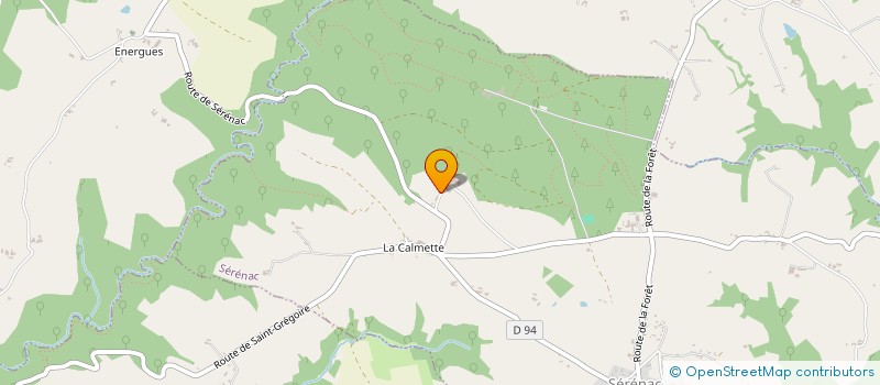 localisation de l'entreprise MONSIEUR CHRISTOPHE TROUCHE  SERENAC