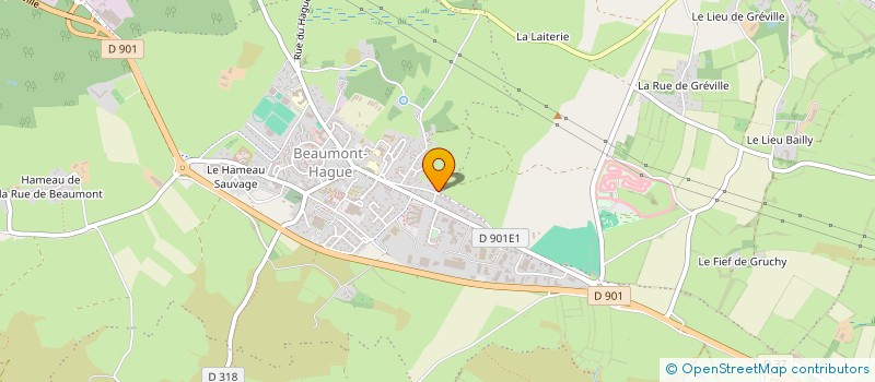 localisation de l'entreprise MONSIEUR CHRISTOPHE TROUDE  LA HAGUE