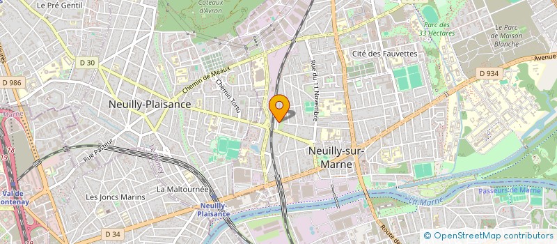 localisation de l'entreprise MONSIEUR CHRISTOPHE TROUILLET  NEUILLY-SUR-MARNE