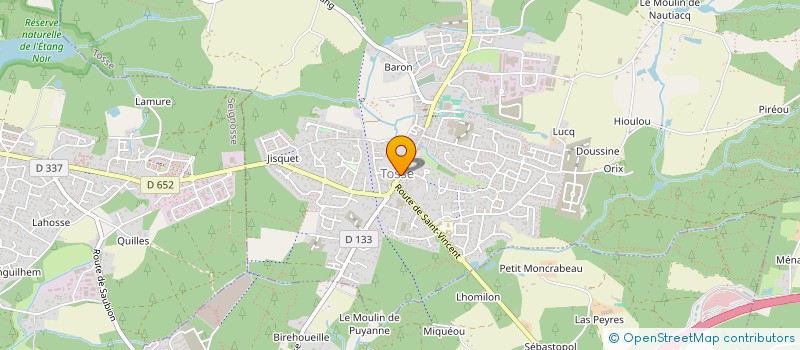 localisation de l'entreprise MONSIEUR CHRISTOPHE TRUCHON  TOSSE