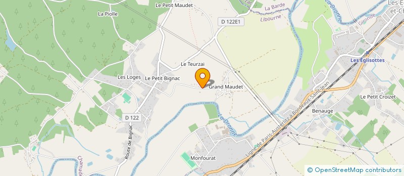 localisation de l'entreprise MONSIEUR CHRISTOPHE TRUFFANDIER  CHAMADELLE