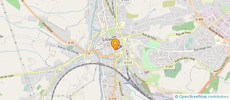 localisation de l'entreprise MONSIEUR CHRISTOPHE TRUFLEY à LISIEUX