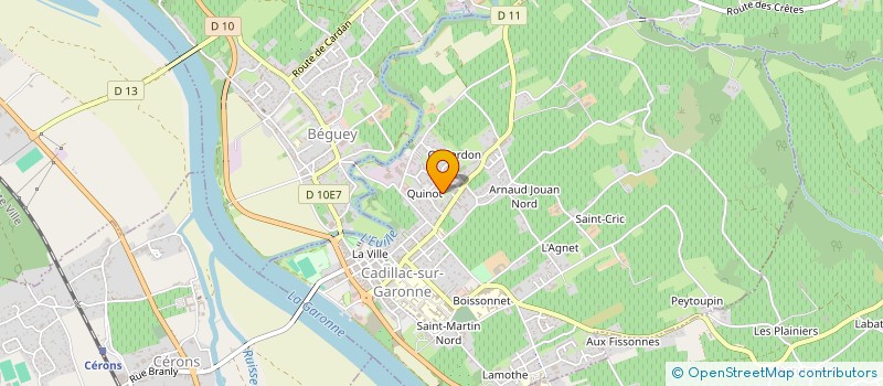 localisation de l'entreprise MONSIEUR CHRISTOPHE TRUNSARD  CADILLAC-SUR-GARONNE