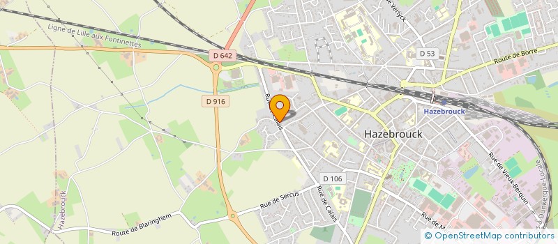 localisation de l'entreprise MONSIEUR CHRISTOPHE TRUYEN  WINNEZEELE