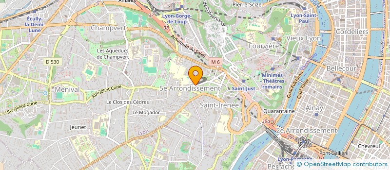 localisation de l'entreprise MONSIEUR CHRISTOPHE TULOUP  SAINTE-FOY-LES-LYON