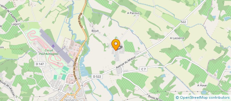 localisation de l'entreprise MONSIEUR CHRISTOPHE TUMINARO  CAUPENNE D'ARMAGNAC