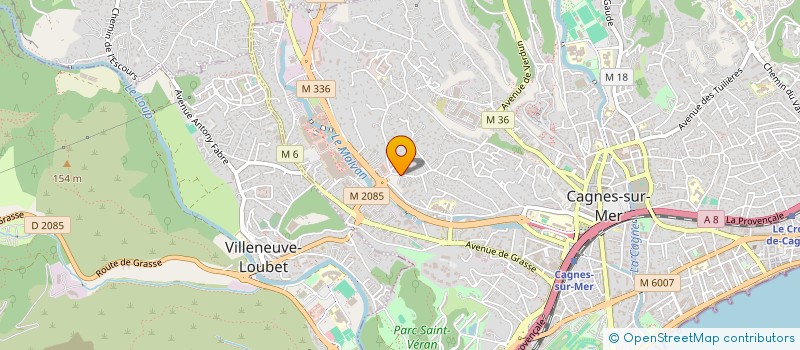 localisation de l'entreprise MONSIEUR CHRISTOPHE TURPIN à CAGNES-SUR-MER
