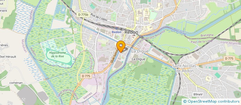 localisation de l'entreprise MONSIEUR CHRISTOPHE UGUEN à REDON
