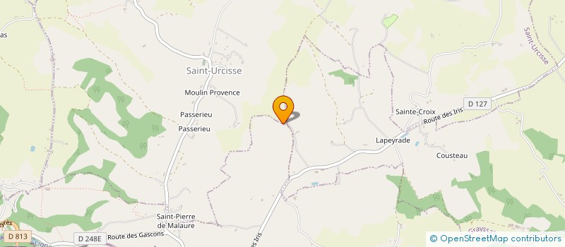 localisation de l'entreprise MONSIEUR CHRISTOPHE URBAN  SAINT-URCISSE