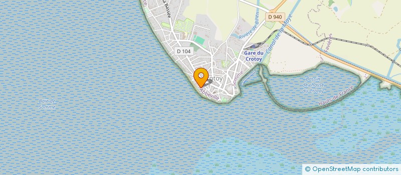 localisation de l'entreprise MONSIEUR CHRISTOPHE URFER à LE CROTOY