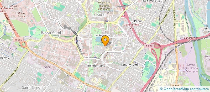 localisation de l'entreprise MONSIEUR CHRISTOPHE URGE à TOULOUSE