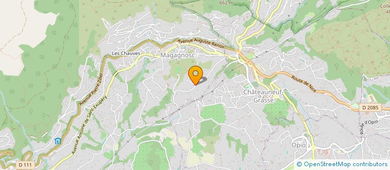 localisation de l'entreprise MONSIEUR CHRISTOPHE URVOY  GRASSE