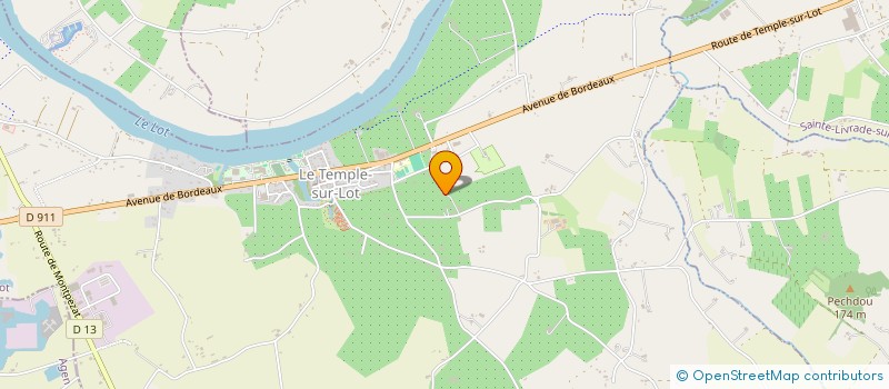 localisation de l'entreprise MONSIEUR CHRISTOPHE USTULIN  LE TEMPLE-SUR-LOT