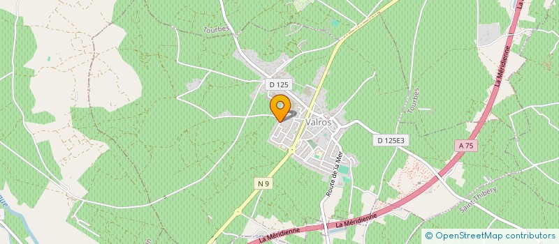 localisation de l'entreprise MONSIEUR CHRISTOPHE VACASSY  VALROS