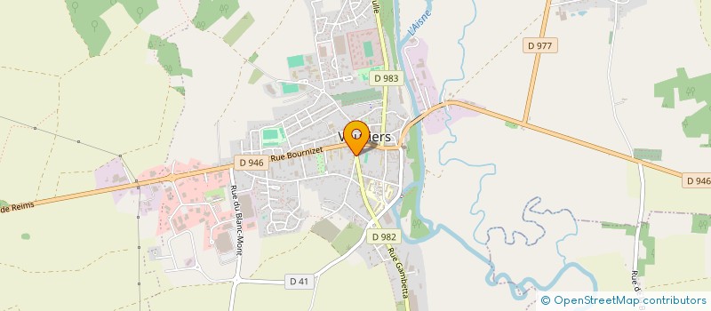 localisation de l'entreprise MONSIEUR CHRISTOPHE VACHE  VOUZIERS