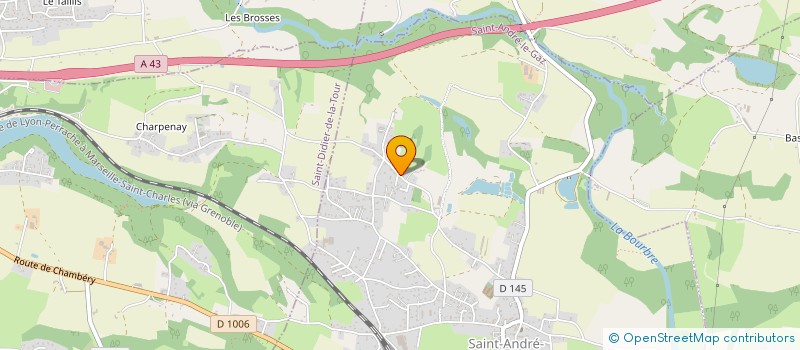 localisation de l'entreprise MONSIEUR CHRISTOPHE VAGINAY  SAINT-ANDRE-LE-GAZ