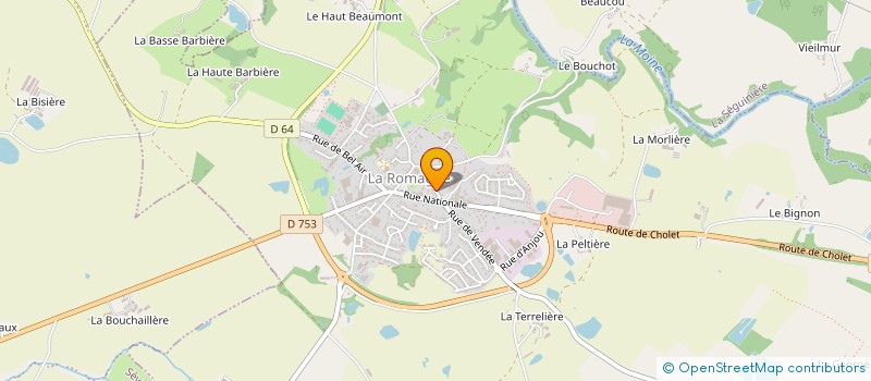 localisation de l'entreprise MONSIEUR CHRISTOPHE VALENCON  LA ROMAGNE