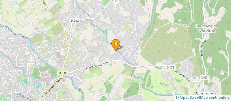 localisation de l'entreprise MONSIEUR CHRISTOPHE VALENTIN  L'ISLE-SUR-LA-SORGUE