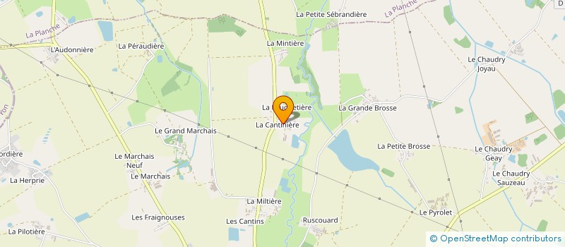 localisation de l'entreprise MONSIEUR CHRISTOPHE VALIN  VIEILLEVIGNE