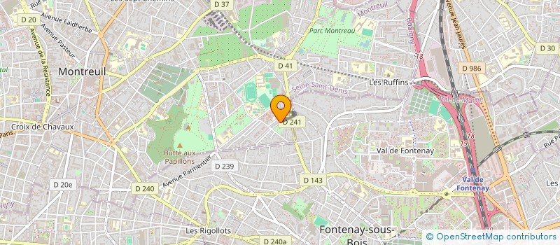localisation de l'entreprise MONSIEUR CHRISTOPHE VALLAT à MONTREUIL