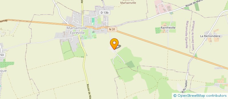 localisation de l'entreprise MONSIEUR CHRISTOPHE VALLERAN  MARTAINVILLE-EPREVILLE