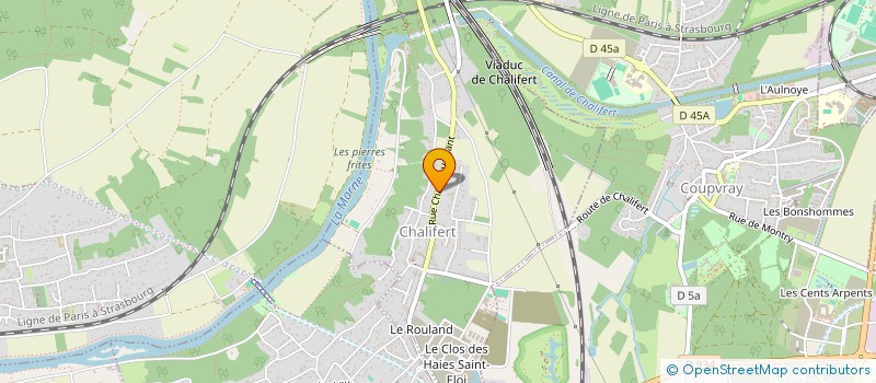 localisation de l'entreprise MONSIEUR CHRISTOPHE VALLET  CHALIFERT