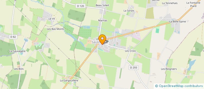 localisation de l'entreprise MONSIEUR CHRISTOPHE VALLIER à SAULNIERES