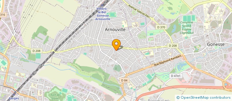 localisation de l'entreprise MONSIEUR CHRISTOPHE VAN BURK  ARNOUVILLE