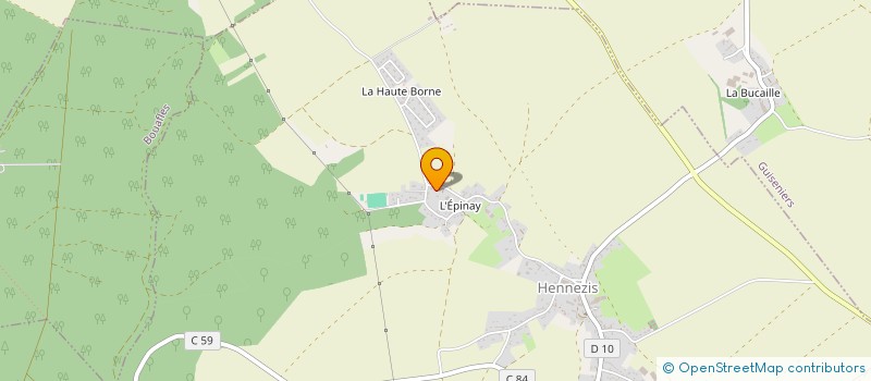 localisation de l'entreprise MONSIEUR CHRISTOPHE VAN KERSSCHAVER  HENNEZIS