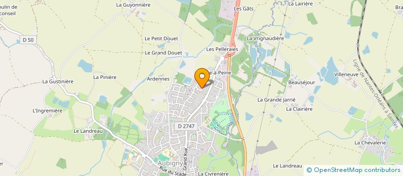 localisation de l'entreprise MONSIEUR CHRISTOPHE VANDAMME à AUBIGNY-LES CLOUZEAUX