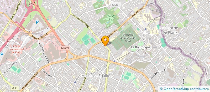 localisation de l'entreprise MONSIEUR CHRISTOPHE VANDAMME  TOURCOING