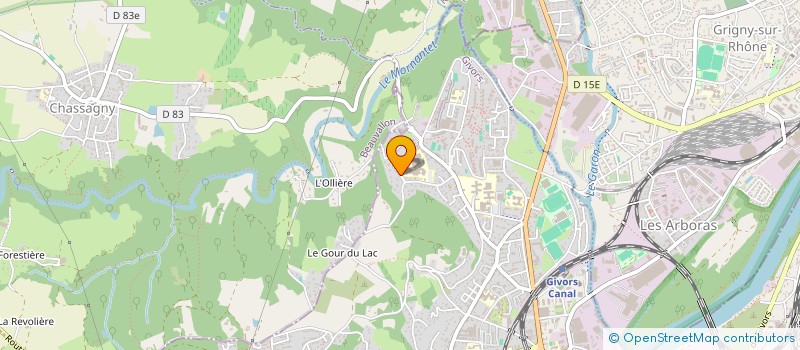 localisation de l'entreprise MONSIEUR CHRISTOPHE VANDENBROUCKE  GIVORS