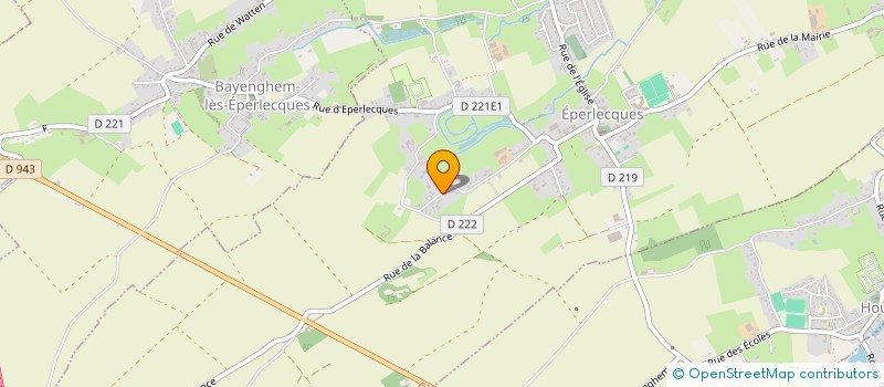 localisation de l'entreprise MONSIEUR CHRISTOPHE VANDENBUSSCHE  EPERLECQUES