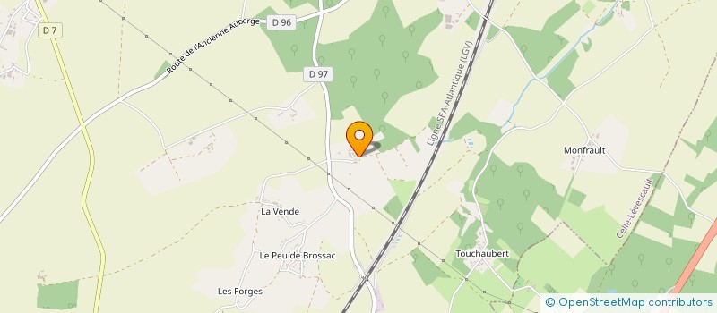 localisation de l'entreprise MONSIEUR CHRISTOPHE VANDIER  CELLE-LEVESCAULT