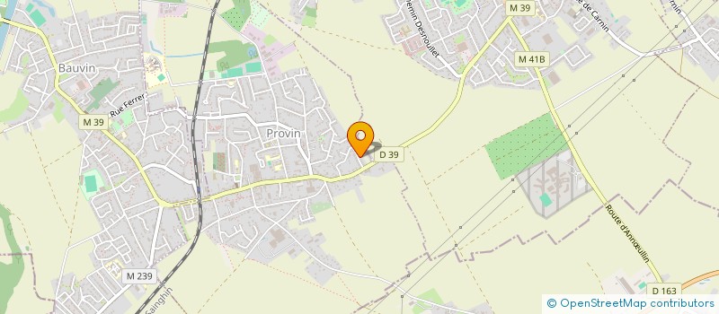 localisation de l'entreprise MONSIEUR CHRISTOPHE VANELLE  PROVIN