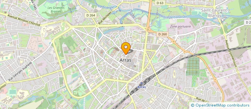localisation de l'entreprise MONSIEUR CHRISTOPHE VANKEIRSBILCK à ARRAS