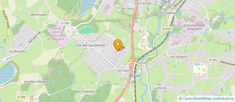 localisation de l'entreprise MONSIEUR CHRISTOPHE VANNIER  SAINT-VALLIER