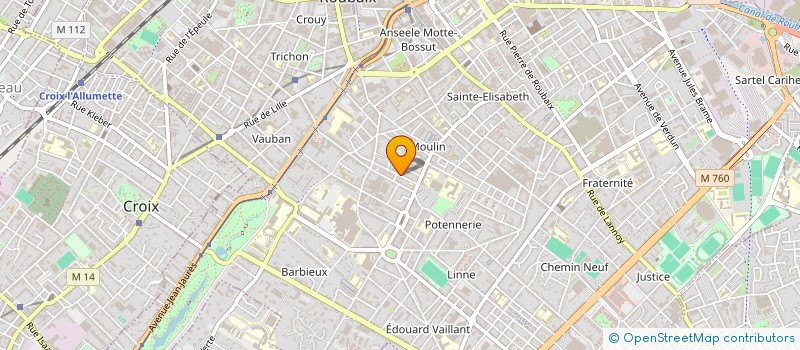 localisation de l'entreprise MONSIEUR CHRISTOPHE VANSANTBERGHE  ROUBAIX