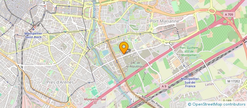 localisation de l'entreprise MONSIEUR CHRISTOPHE VARIN à MONTPELLIER